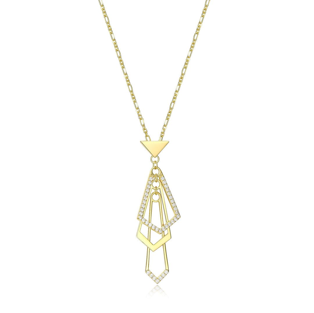 ELLE "ART DECO" gold-plated st
