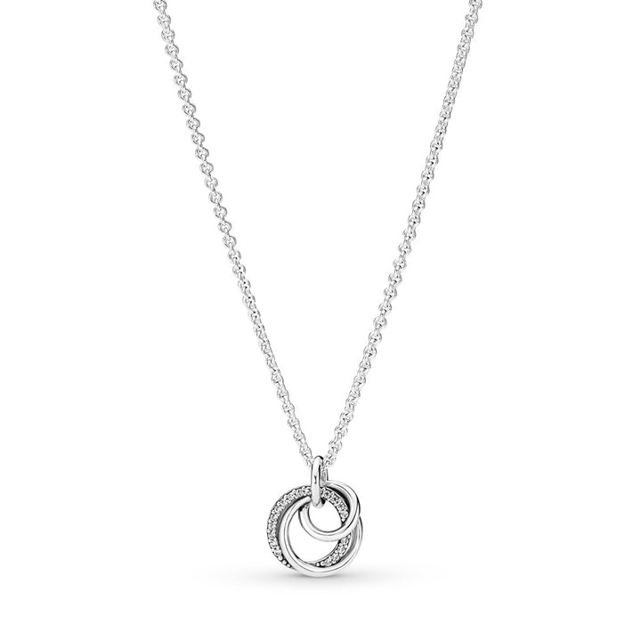 FINAL SALE - Pandora Sterling Silver Family Encircled Pendant