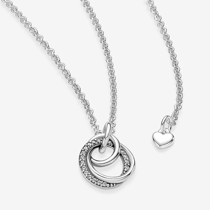 FINAL SALE - Pandora Sterling Silver Family Encircled Pendant