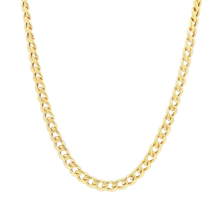 10k yellow gold 4.3mm semi sol