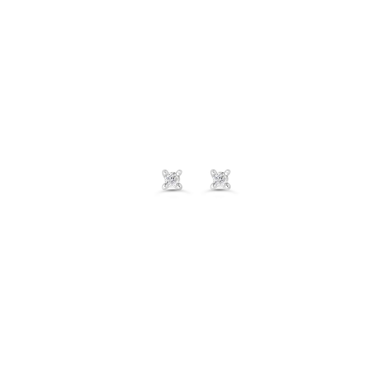 14k white gold 2.6mm diamond s