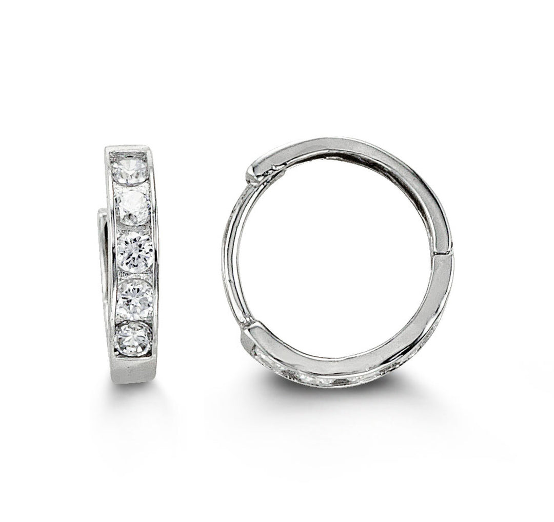 Child's 14K Huggie Earrings