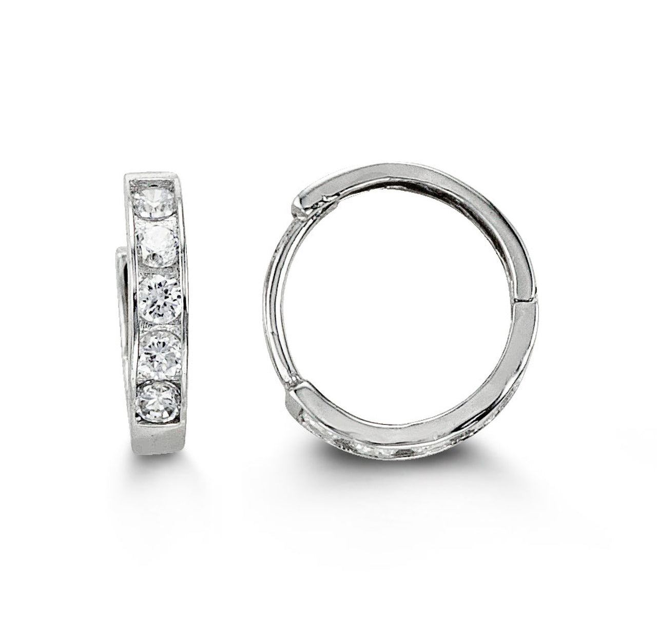 Child's 14K Huggie Earrings