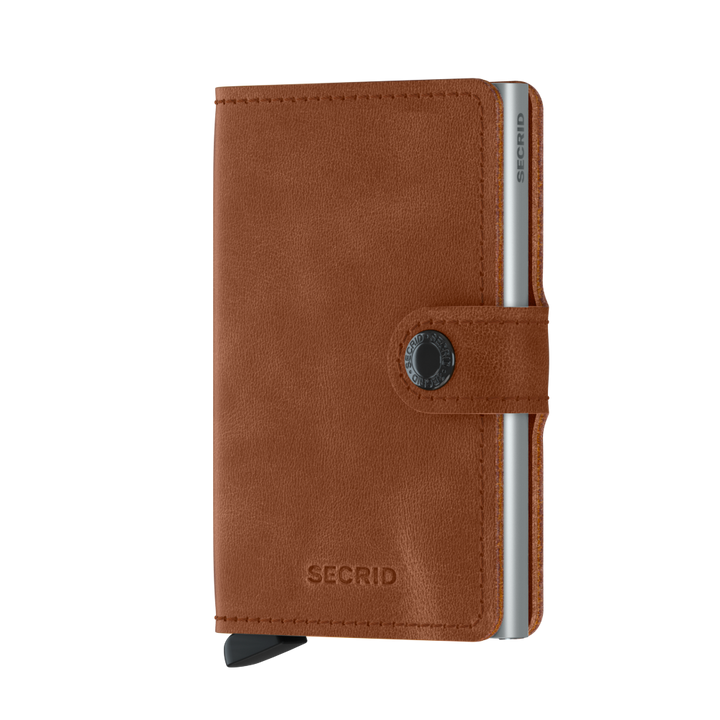 Secrid Miniwallet Vintage Cognac Silver