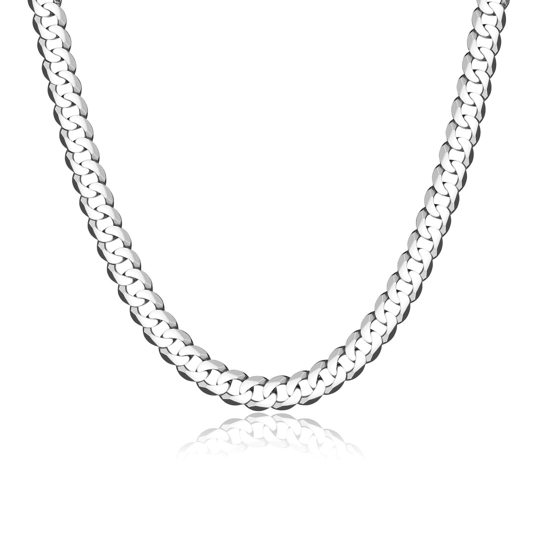 ETHOS Silver Flat Curb Chain