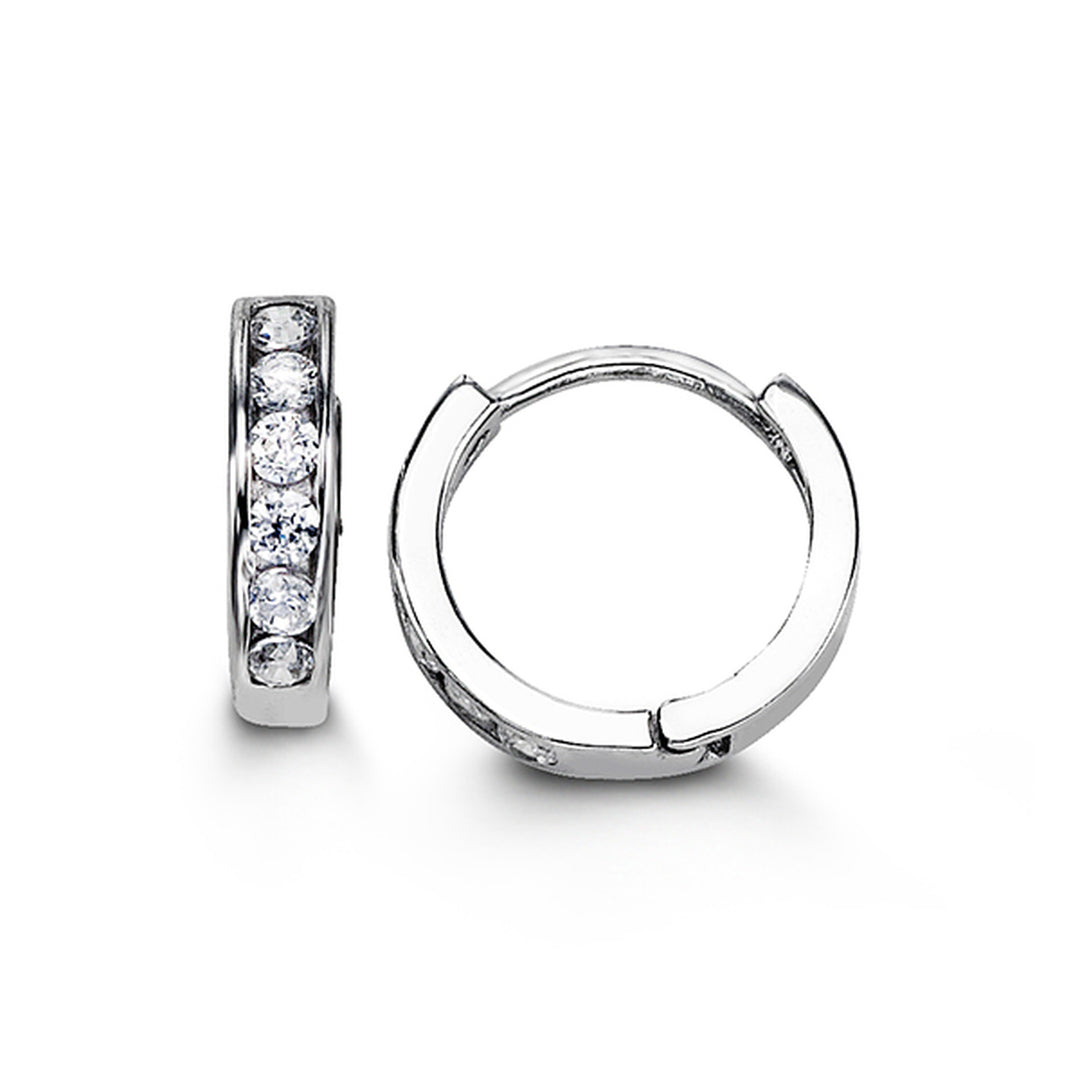 12MM Huggie Hoop Earrings