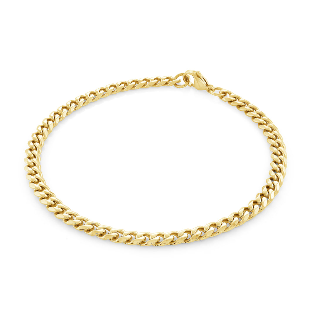 Curb Link 4.6MM GP Bracelet, 7"