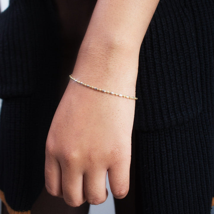 Sterling silver and gold verme