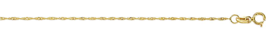 10k yellow gold 1.5mm singapor