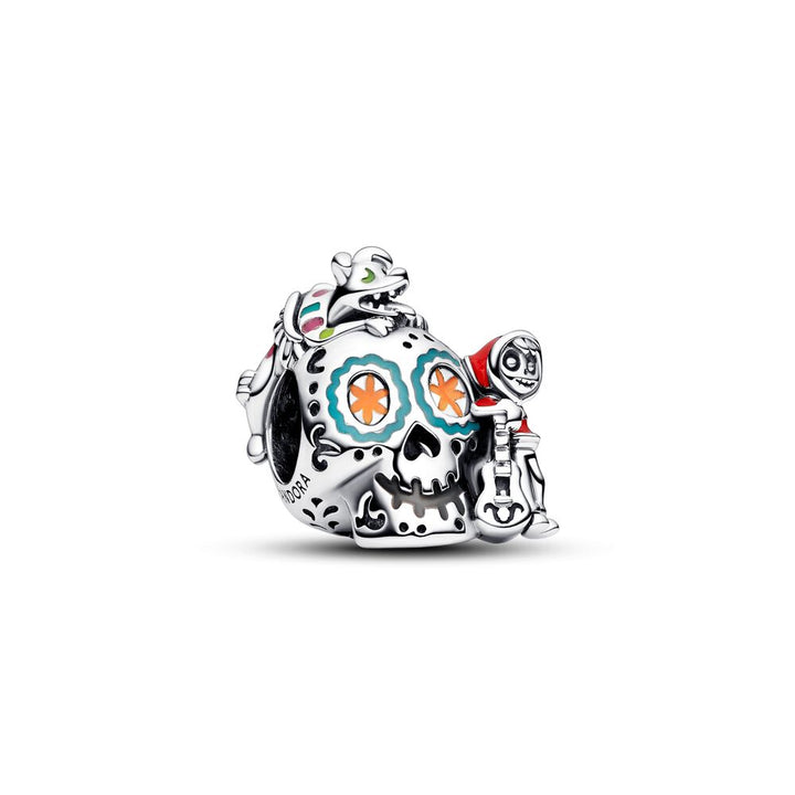 Pandora Disney Pixar Coco Miguel & Dante Skull Glow-in-the-dark Charm