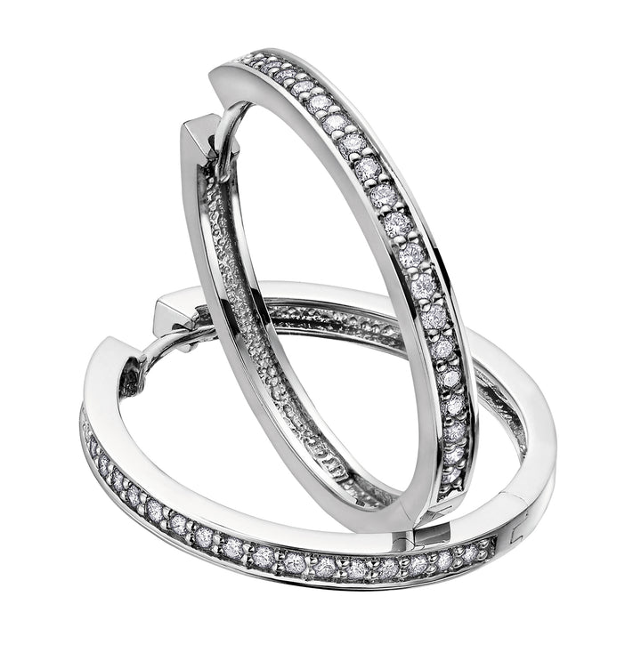 10K Diamond Hoops, 0.10 TDW