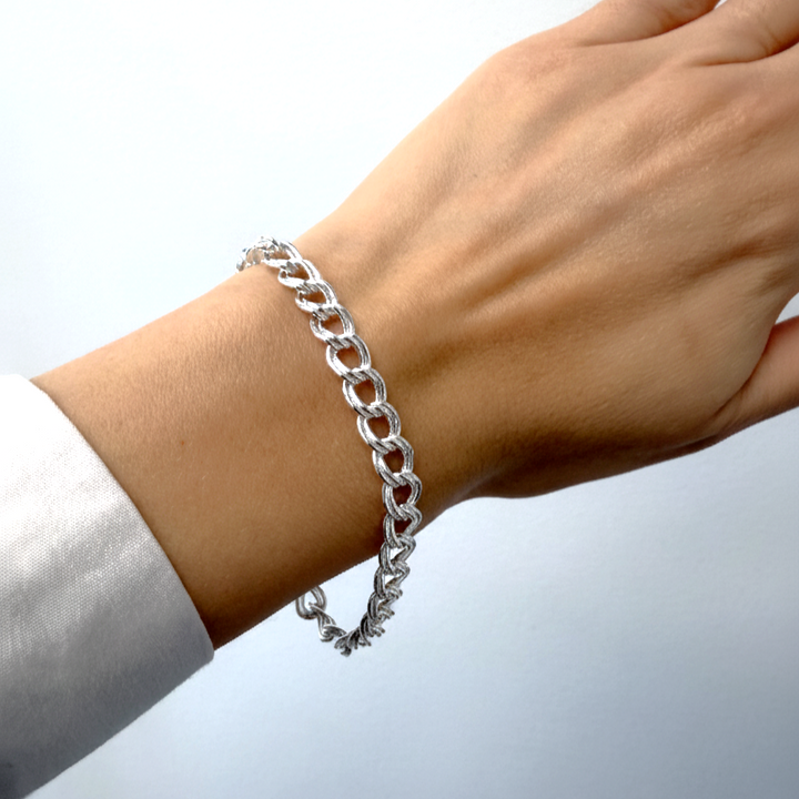 Sterling silver 6.9mm charm br