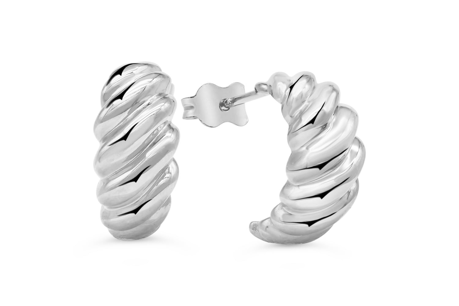10 Karat 14MM Huggie Earrings