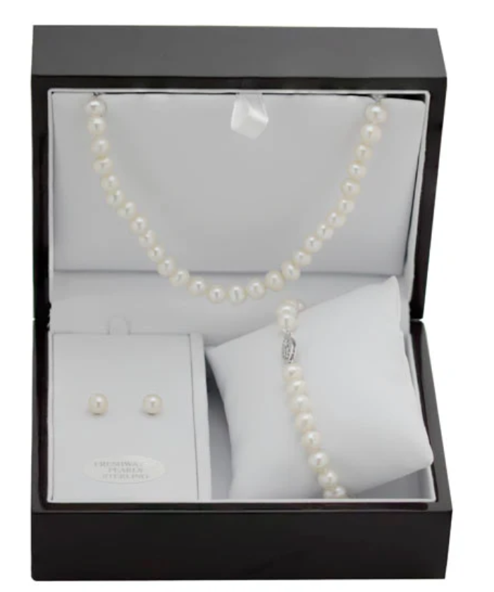 3 PC, 6MM Freshwater Pearl Set