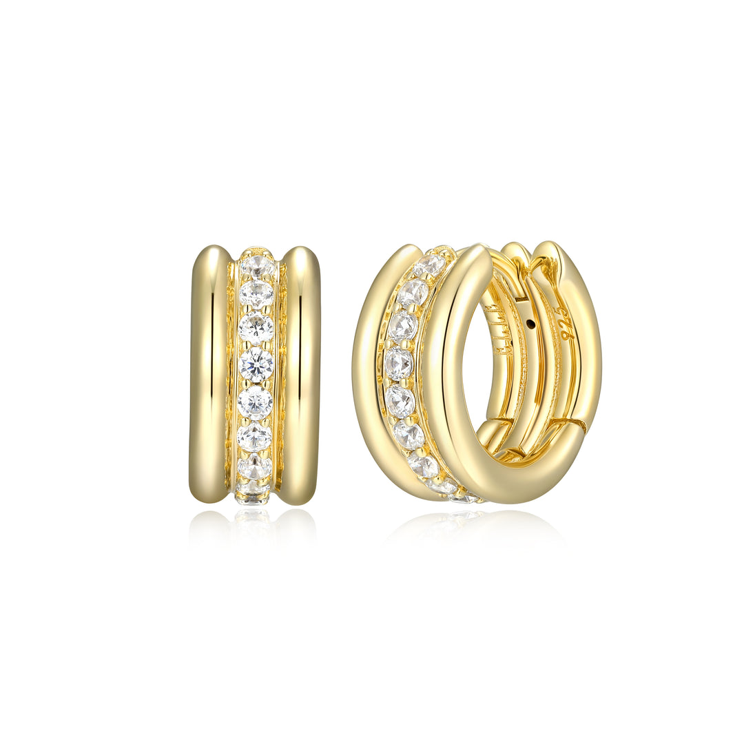 ELLE 18k gold-plated sterling