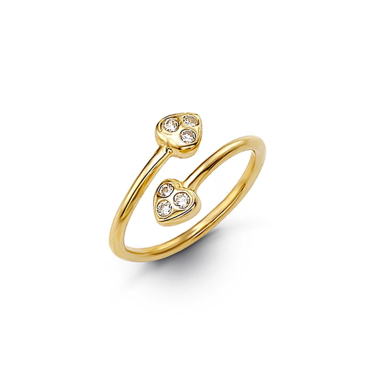 Bella 10K Pebbles Toe Ring