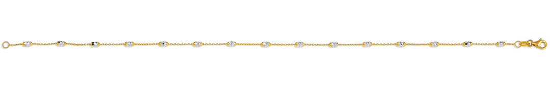 Bella Shimmers anklet; 10k two