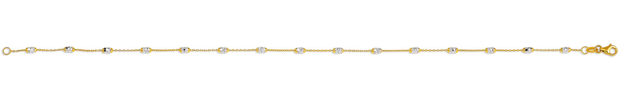 Bella Shimmers anklet; 10k two