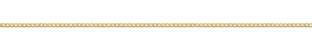 Bella 10k Yellow Gold Curb Link Anklet