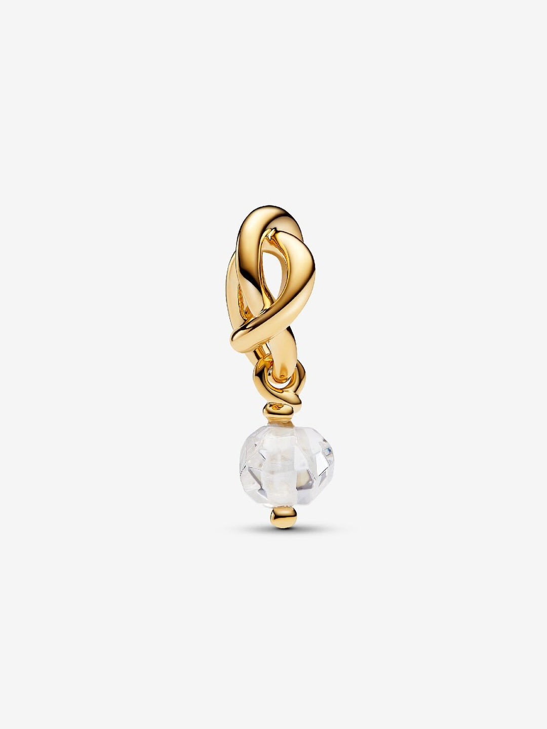 FINAL SALE- Pandora April Clear Eternity Circle Dangle Charm
