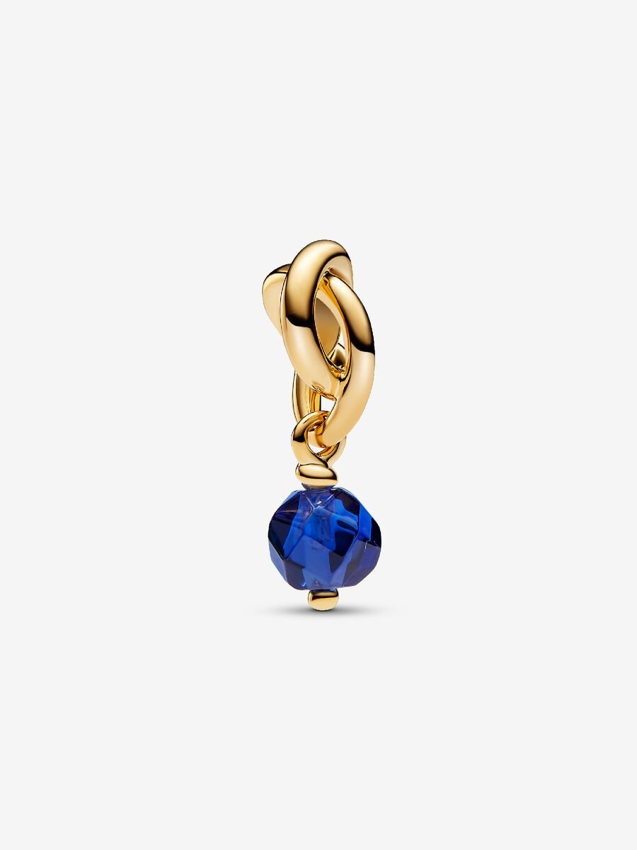 FINAL SALE- Pandora September Blue Eternity Circle Dangle Charm.
