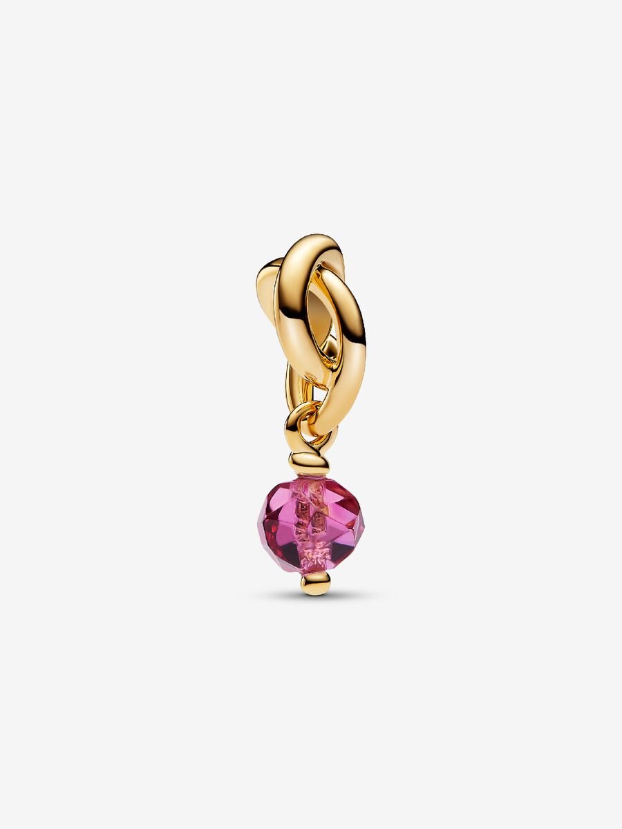 FINAL SALE- Pandora October Pink Eternity Circle Dangle Charm