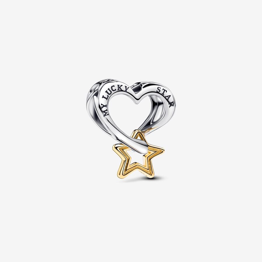 FINAL SALE- Pandora Lucky Star & Heart Charm