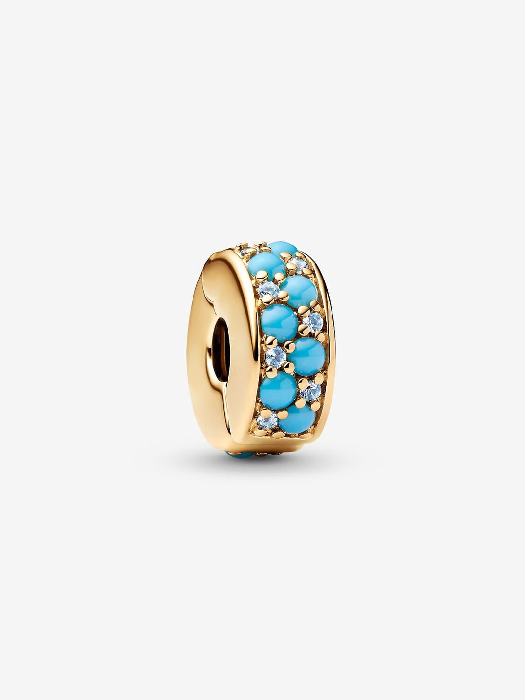 FINAL SALE- Pandora Aqua Blue Clip Charm