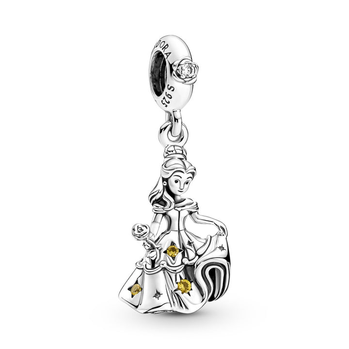 FINAL SALE - Pandora Moments Disney Beauty and the Beast Dancing Belle Dangle Charm