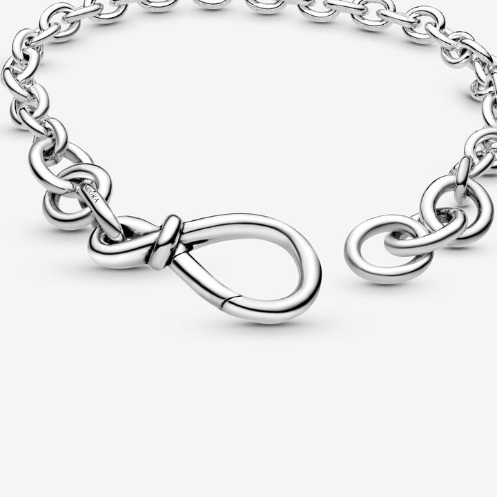 Pandora Chunky Infinity Knot Chain Bracelet, 7.1"