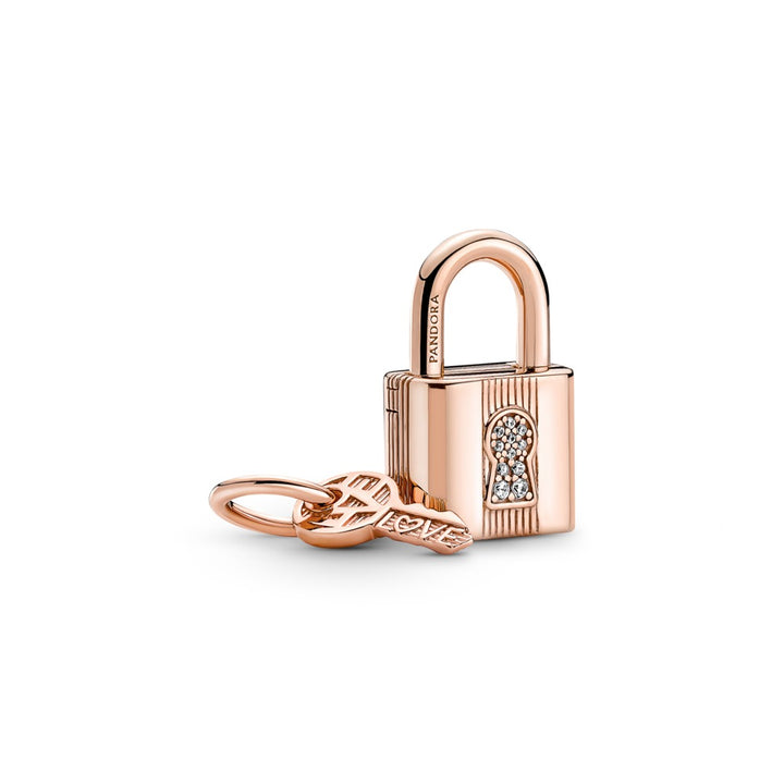 FINAL SALE- Pandora Padlock & Key Dangle Charm