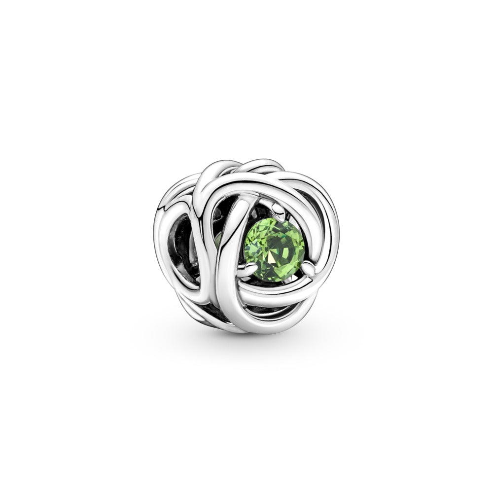 FINAL SALE- Pandora August Spring Green Eternity Circle Charm