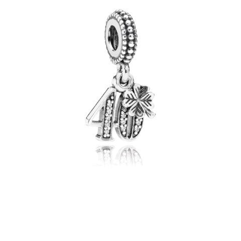 FINAL SALE- Pandora 40th Celebration Dangle Charm