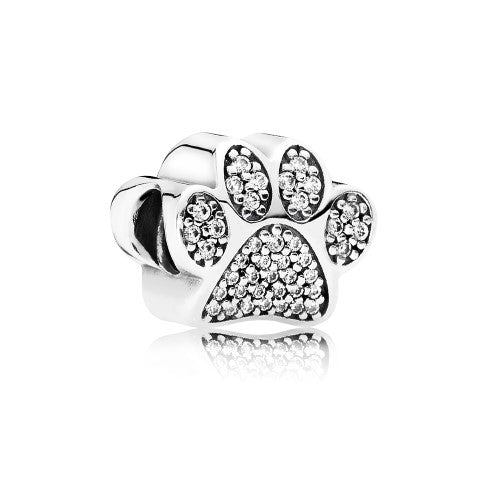 FINAL SALE- Pandora Sparkling Paw Print Charm