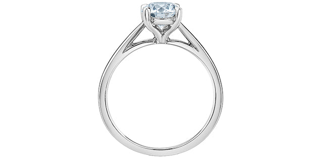 14K Lab Grown Diamond Engagement Ring, 1.01 TDW