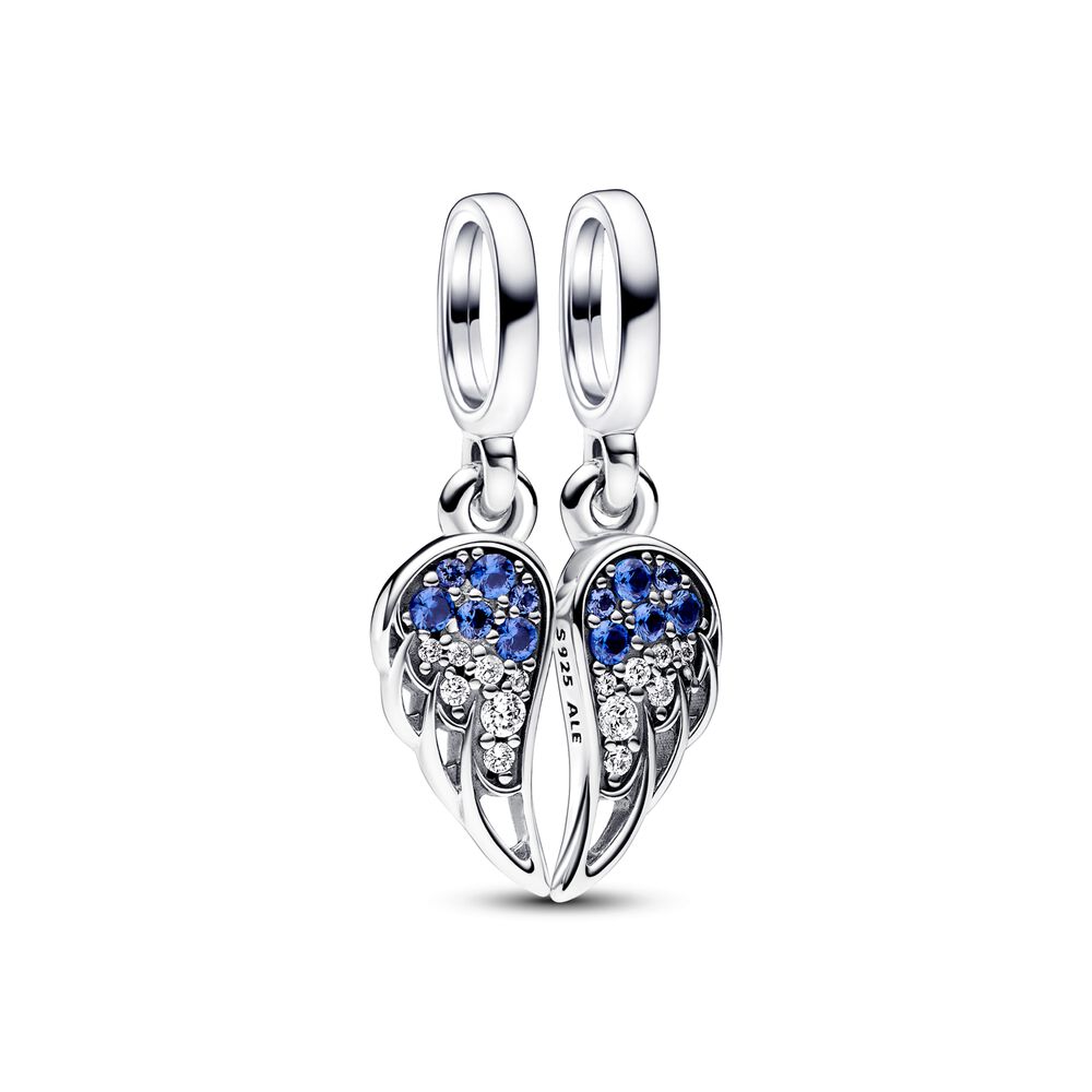 FINAL SALE- Pandora Sparkling Splitable Angel Wings Dangle Charm