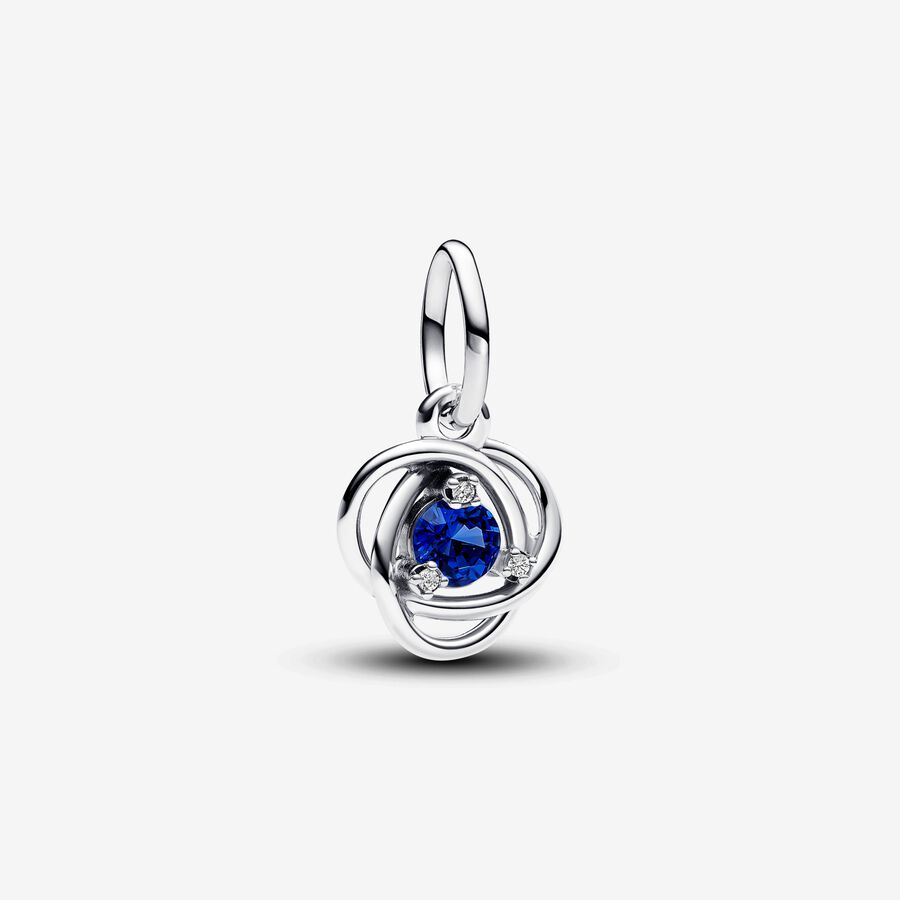 FINAL SALE- Pandora September Blue Eternity Circle Dangle Charm