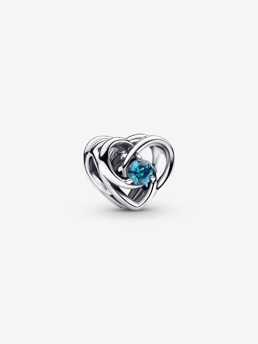 FINAL SALE- Pandora Entwined Heart & Stones Charm