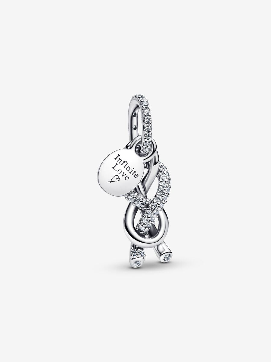 FINAL SALE- Pandora Pavé Infinity Knot Dangle Charm
