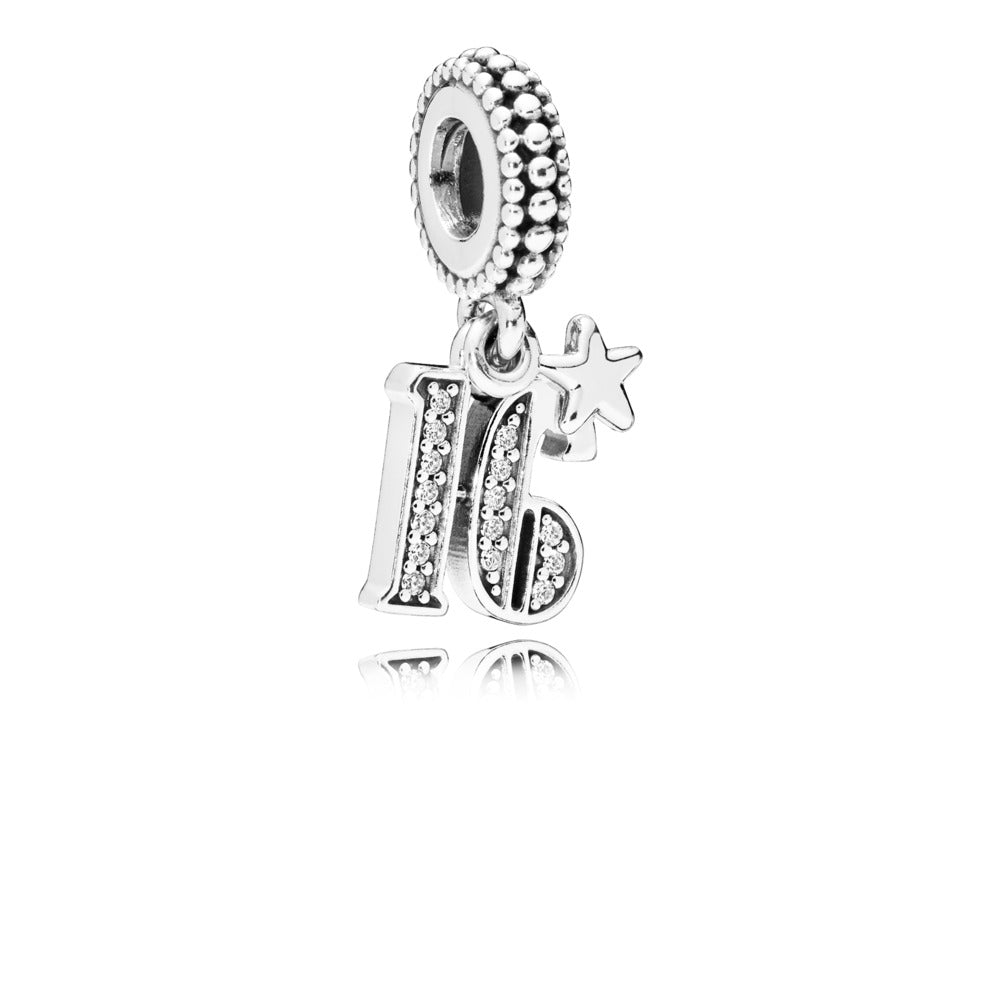 FINAL SALE- Pandora 16th Celebration Dangle Charm