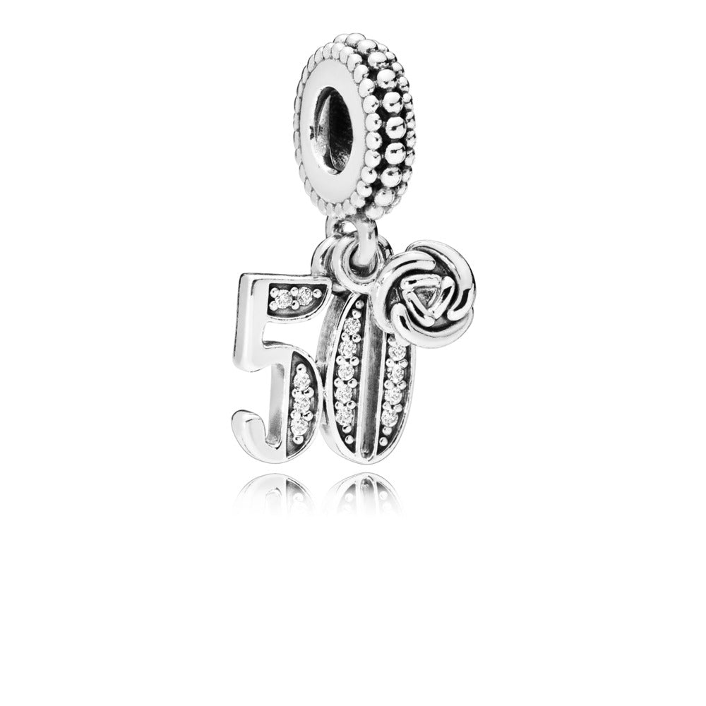 FINAL SALE- Pandora 50th Celebration Dangle Charm