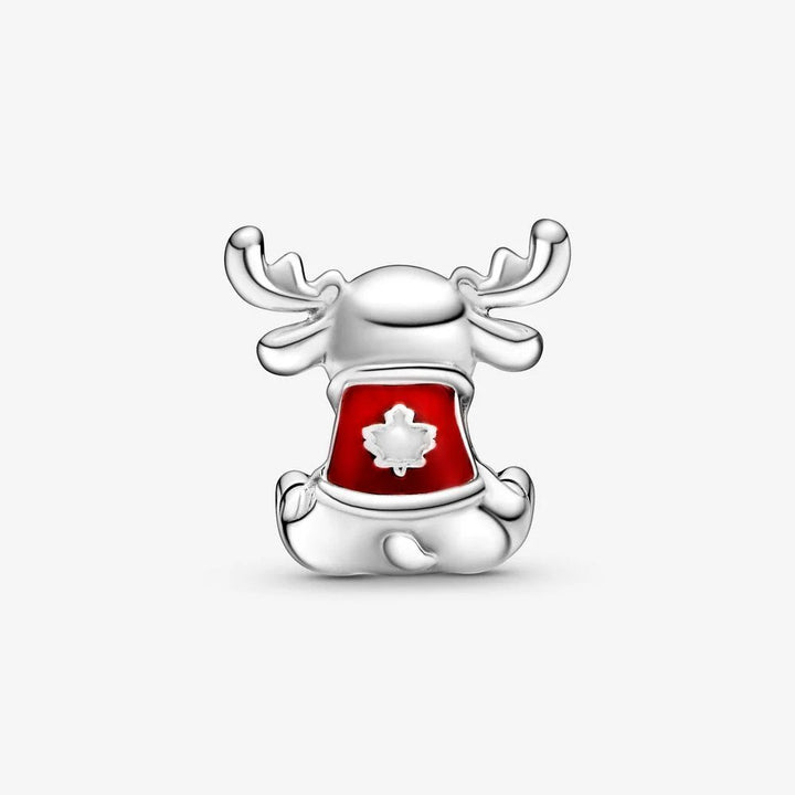 FINAL SALE- Pandora Moments Canada Moose Maple Leaf Charm