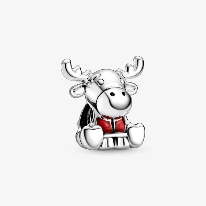 FINAL SALE- Pandora Moments Canada Moose Maple Leaf Charm