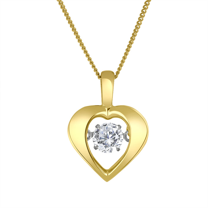 10k yellow gold Twinkle heart