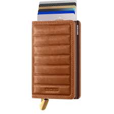 SECRID Emboss Premium Slimwallet, Cognac