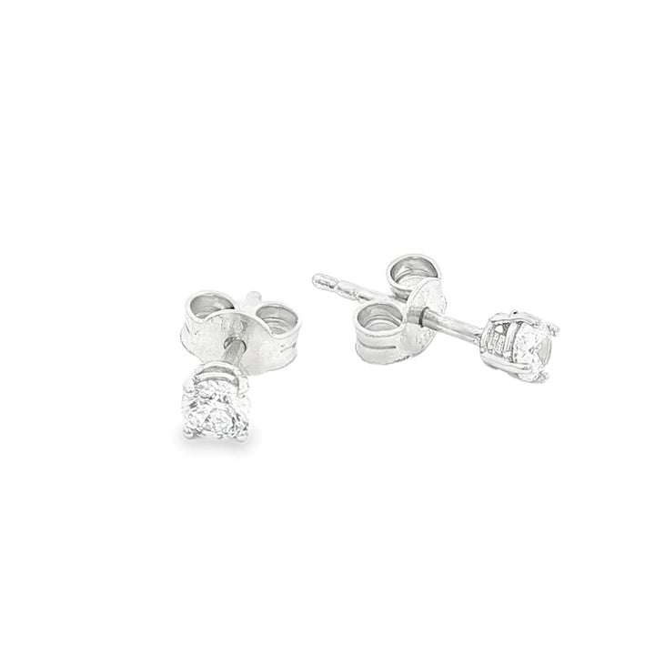 10K 3MM Cubic Zircona Studs