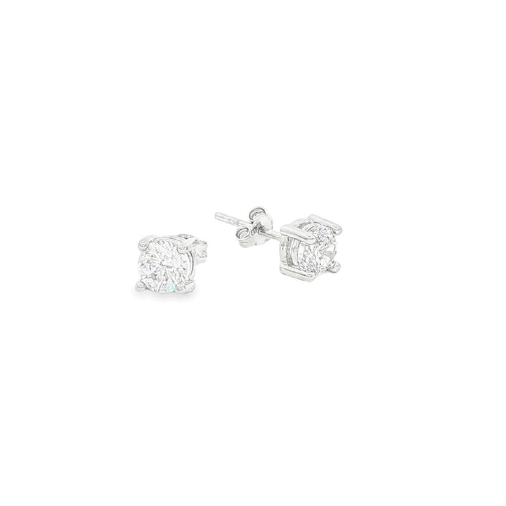 10K 5MM CZ Stud Earrings