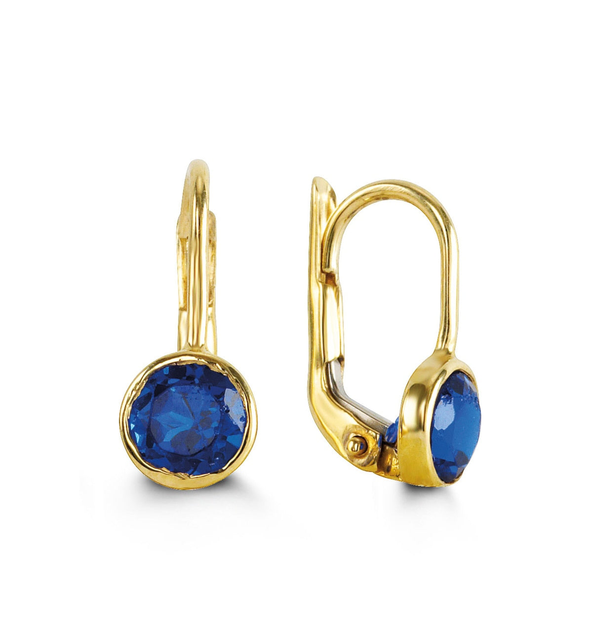 Bella 10K September Birthstone Earrings
