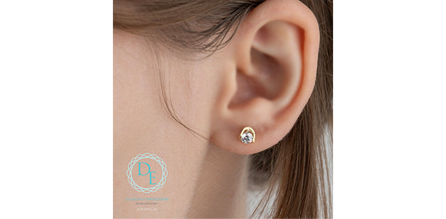 Lab-Grown Diamond Stud Earrings, 0.40TDW