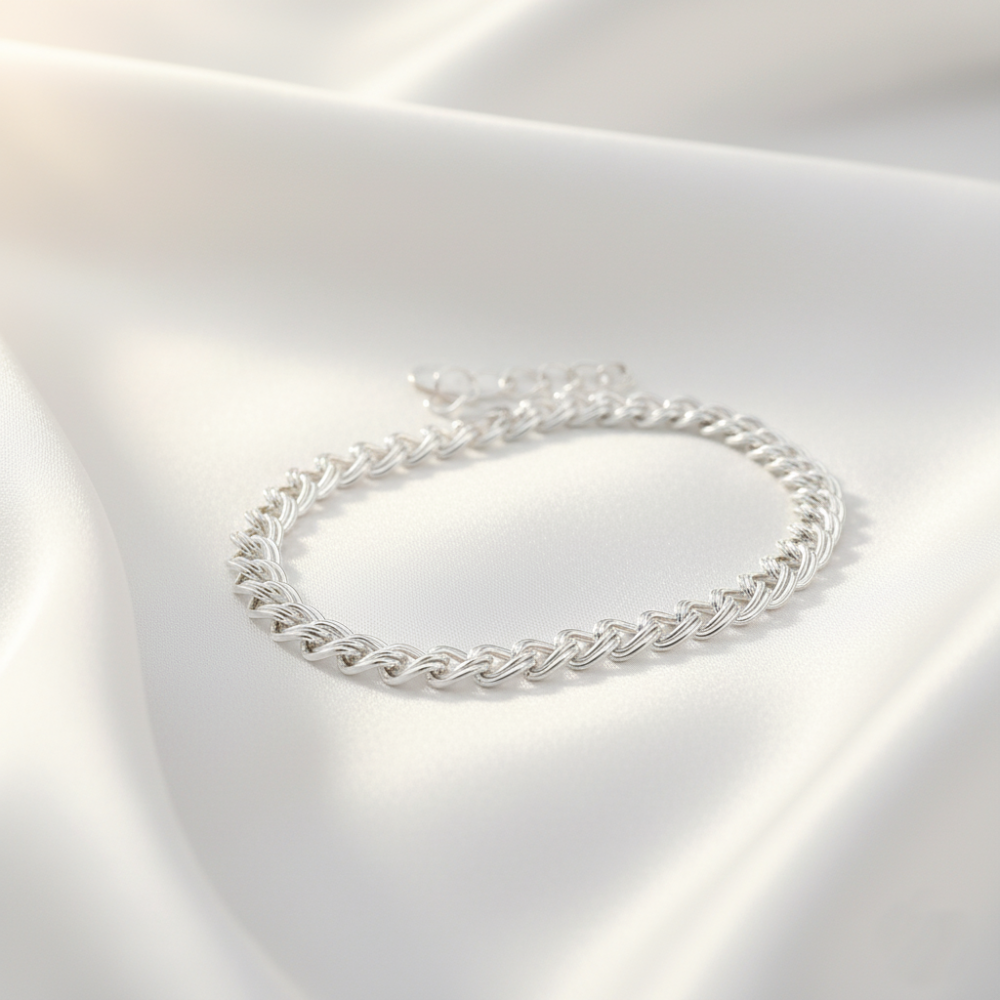 Silver Bracelet, 7.25"